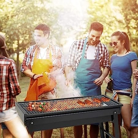 Ashtray BBQ Grill, Charcoal Grill With Stand, Drawer Type Ash Accumulator, Stainless Steel Portable BBQ Tool, Rectangular Charcoal Barbecue Flood Smoke Grill, Iron Portable Folding Charcoal Barbecue Grill for Outdoor, Camping Hiking Picnic Patio Smokers Ashtray BBQ Grill, Charcoal Grill With Stand, Drawer Type Ash Accumulator, Stainless Steel Portable BBQ Tool, Rectangular Charcoal Barbecue Flood Smoke Grill, Iron Portable Folding Charcoal Barbecue Grill for Outdoor, Camping Hiking Picnic Patio Smokers